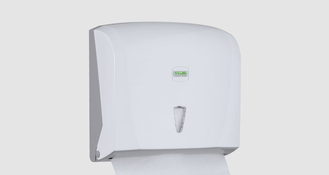 Z Katlı Kağıt Havlu Dispenseri Kapasite 200 Havlu  (Beyaz)