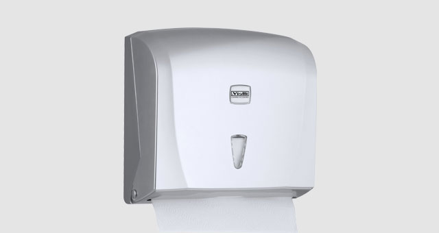 Z Katlı Kağıt Havlu Dispenseri Kapasite 200 Havlu  (Metalik)