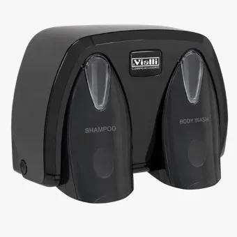 Mini Duşakabin Dispenseri 175 Ml. X2 (Siyah)